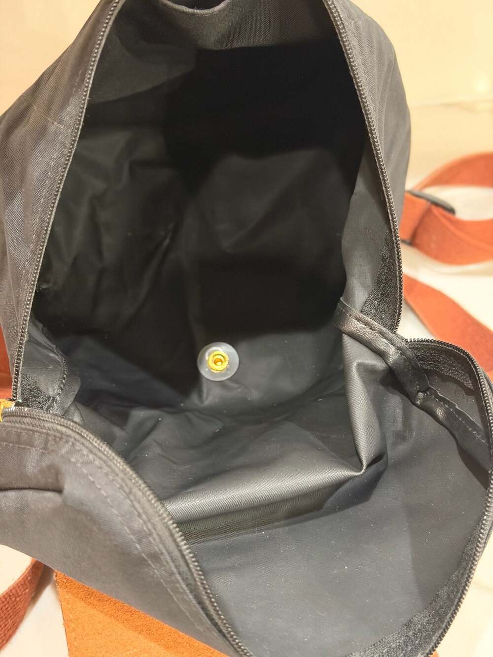 Longchamp Le Pliage Nylon Backpack Black - Picture 10 of 12